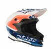 Motokrosová helma YOKO SCRAMBLE white / blue / fire M